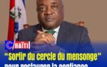 « Sortir du cercle du mensonge » pour restaurer la confiance, plaide Frantz Elbé